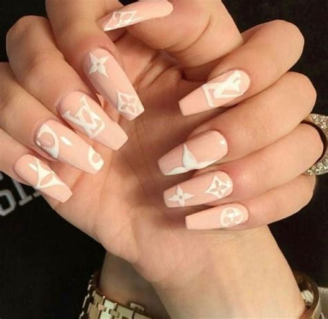 louis vuitton coffin nails|50+ Louis Vuitton Nail Designs to Try .